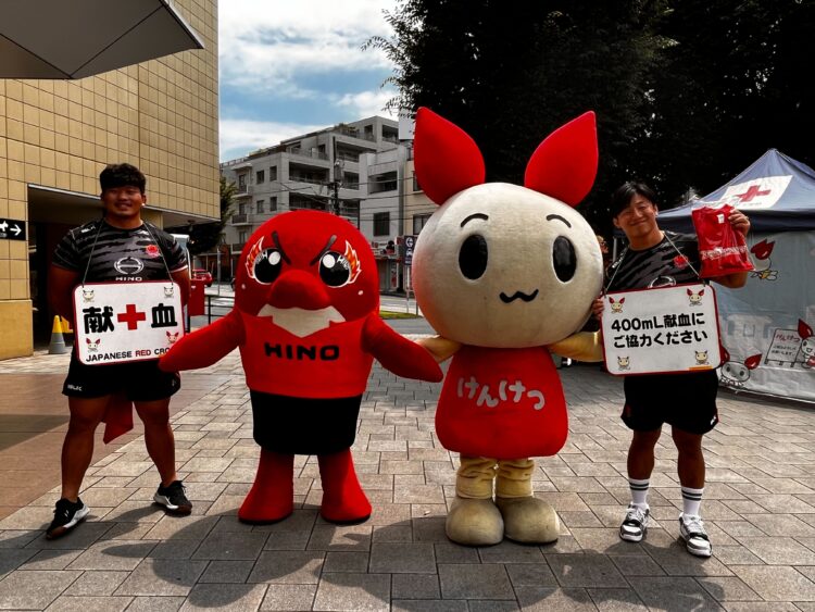 ニュース - 6月25日 街頭献血に参加しました | 日野レッドドルフィンズ